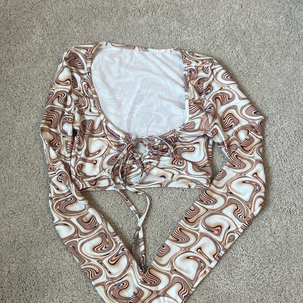 cropped long sleeve